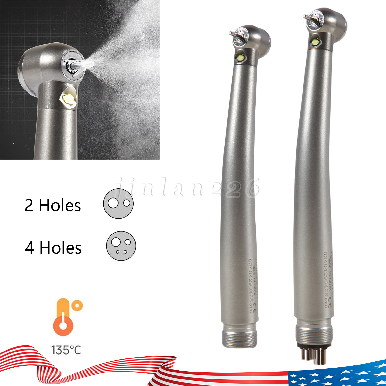 Dental LED High Speed Handpiece Air Turbine