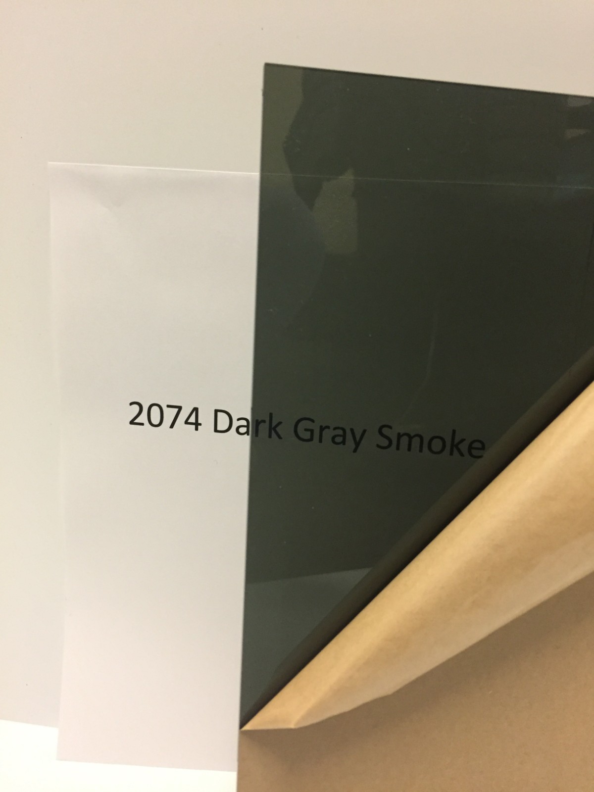 (2 Pack) Dark Gray Smoke Transparent Acrylic Plexiglass #2074 1/8″ x 6″ x 12″ –