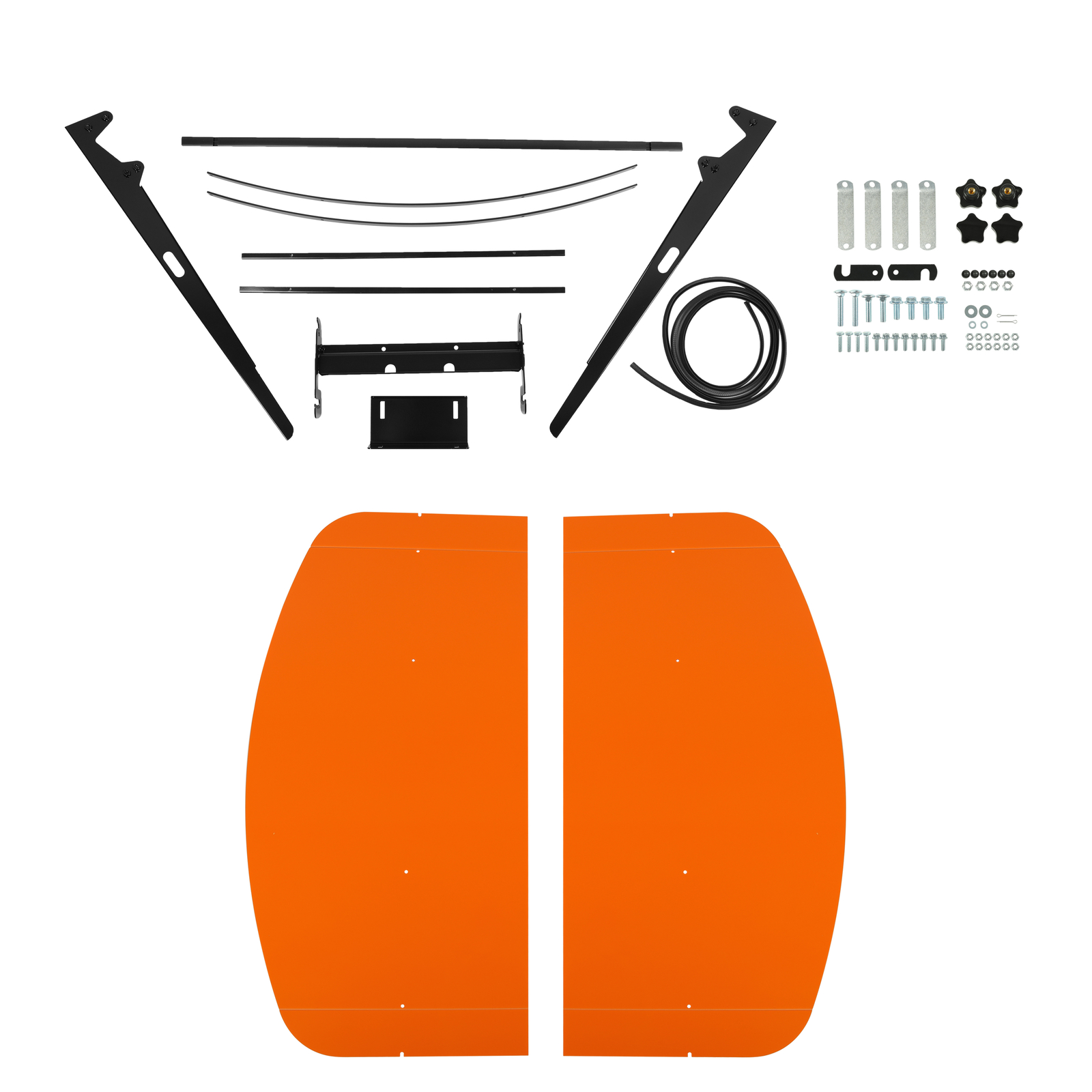 Orange Tractor Canopy For 52″ X 52″ Tractors & Mowers 2″ x 2″ or 2″ x 3″ ROPS