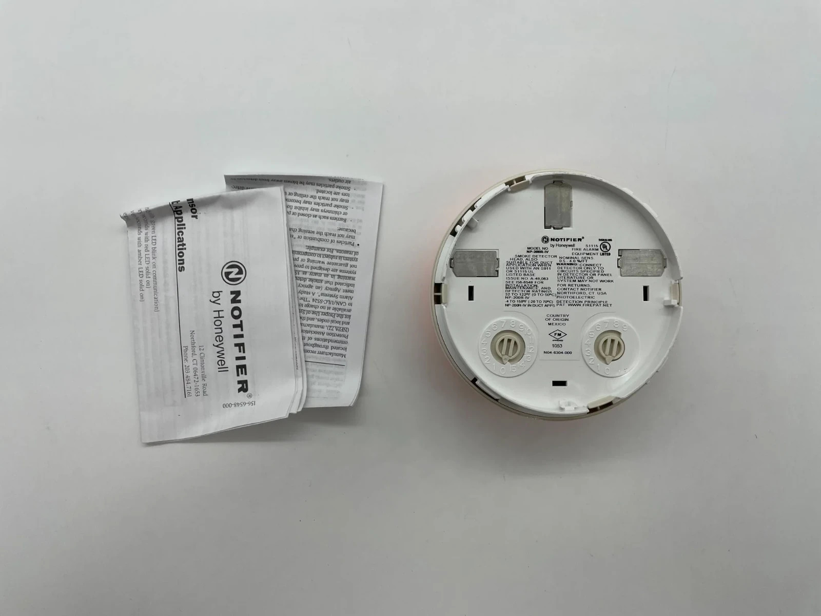 Notifier Np-200R-Iv Remote Test Capable Photoelectric Smoke Detector