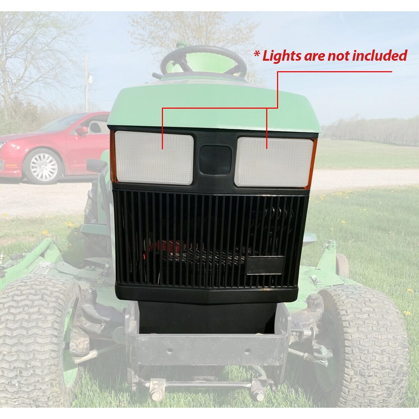 Black Front Grille Grill For John Deere 415 425 445 455 Tractor for AM116207