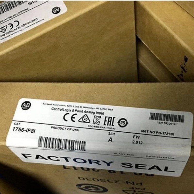 New Factory Sealed Allen-Bradley AB 1756-IF8I 8 Point Analog Input Module US
