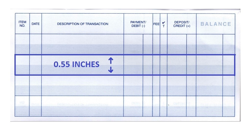 10 Larger Lines Checkbook Registers 2024-2025-2026 Calendars Check Book Bank