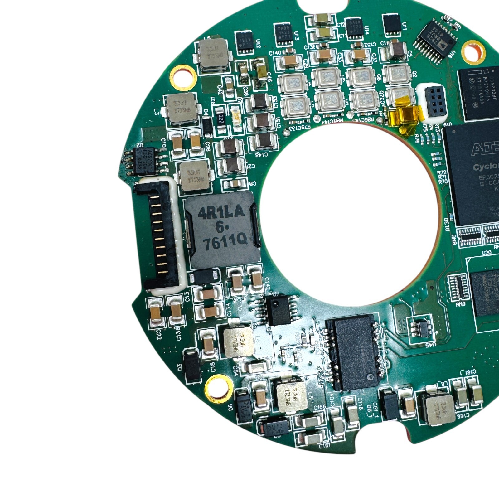 Velodyne VLP-16 82-8216 Round Bottom PCB Circuit Board P-2005 for LiDAR Sensor