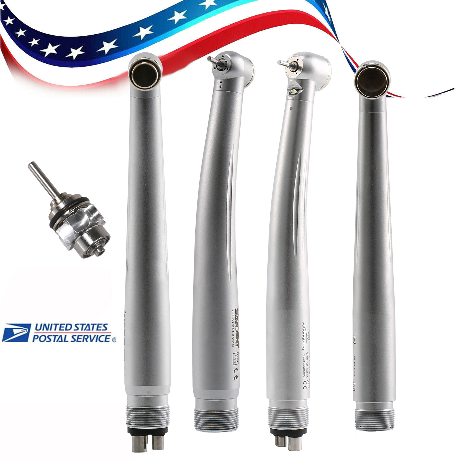 NSK Style Dental (LED Optic E-generator) Handpiece High Speed Turbine Turbina BM