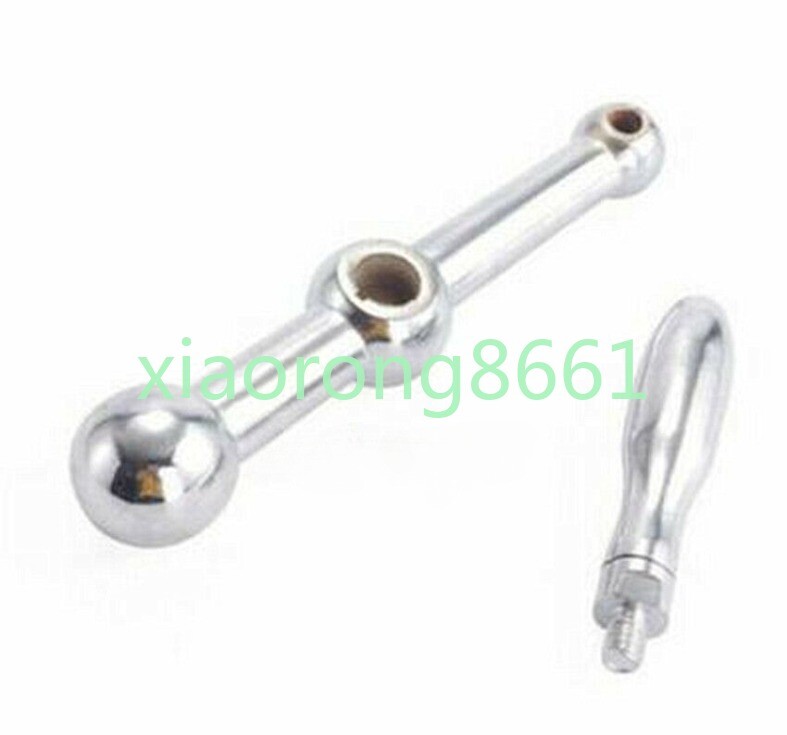 For Bridgeport Milling Machine Parts- Three Ball Metal Crank Handle 197mm*Ø16mm