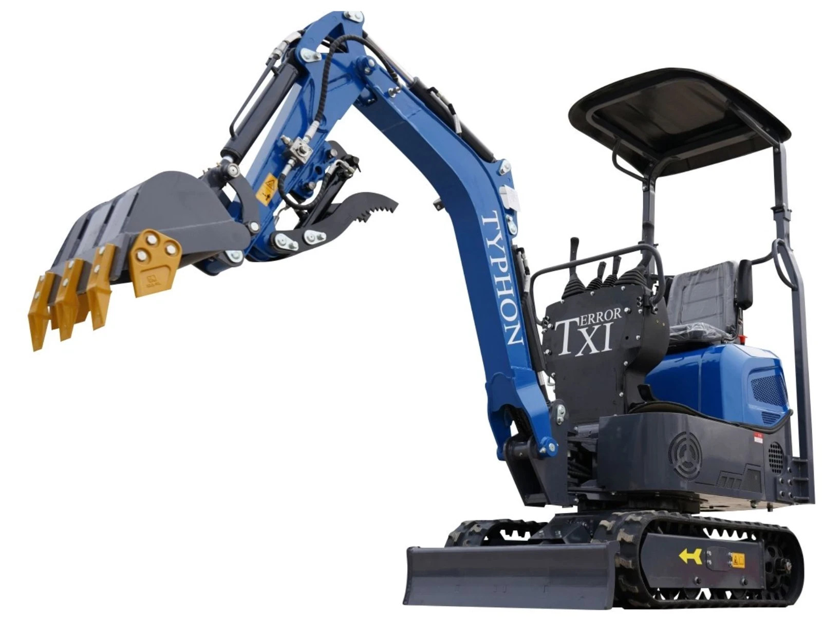 13 Attachments Bundle TERROR XI Mini Excavator Digger 13.5hp Gas B&S EPA Engine