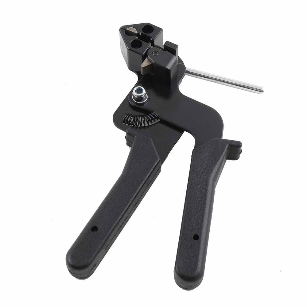 Cable Tie Tool Gun Stainless Steel Cable Tie Tool Repair W/200PCS Metal Zip Ties