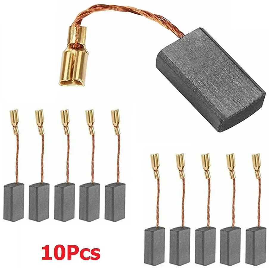 10pcs Carbon Brushes Replacement Parts for Bosch Angle Grinder Motors – NEW