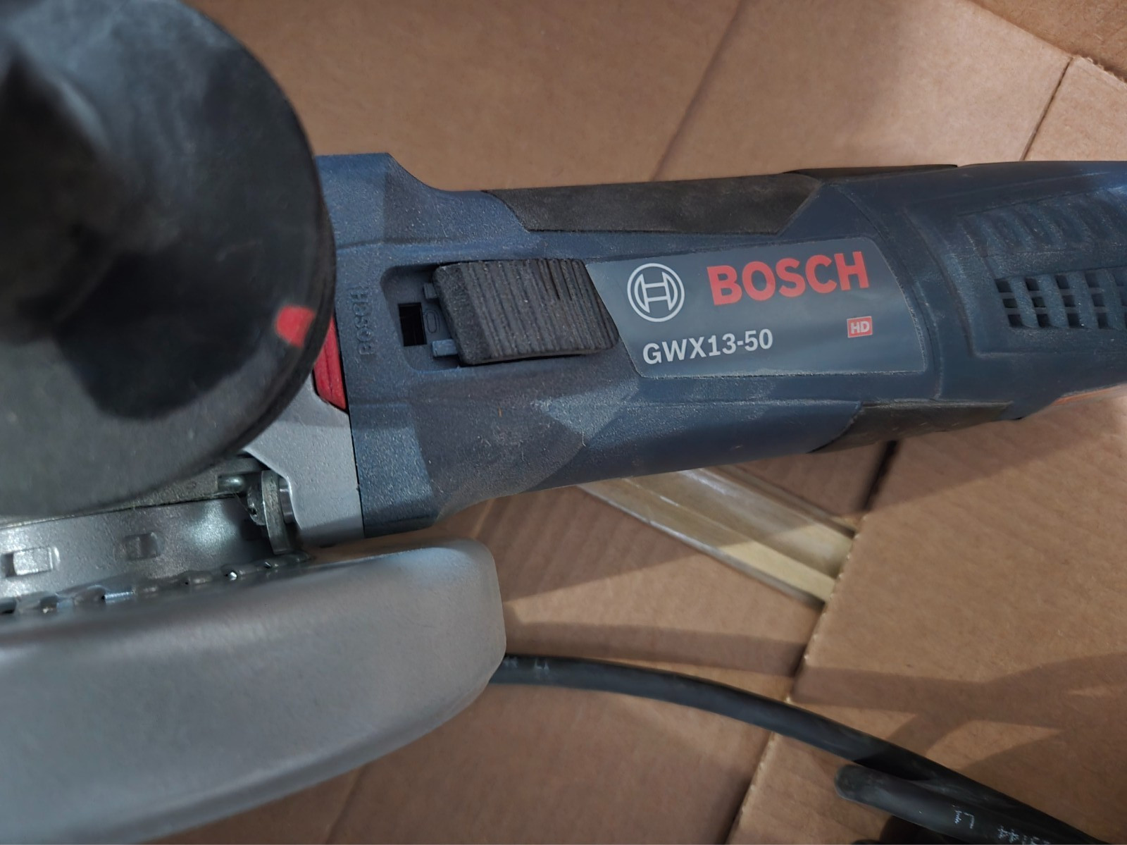 BOSCH GWX13-50 Angle Grinder,13 A,Barrel Grip,5.5 lb 54ZT75