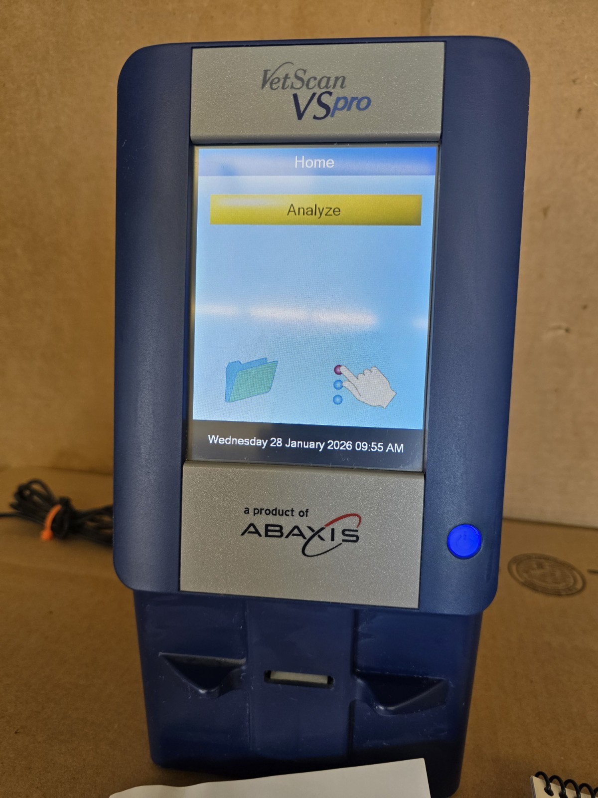 ABAXIS ZOETIS VSPRO VETERINARY COAGULATION BLOOD ANALYZER PT APTT FIBRINOGEN