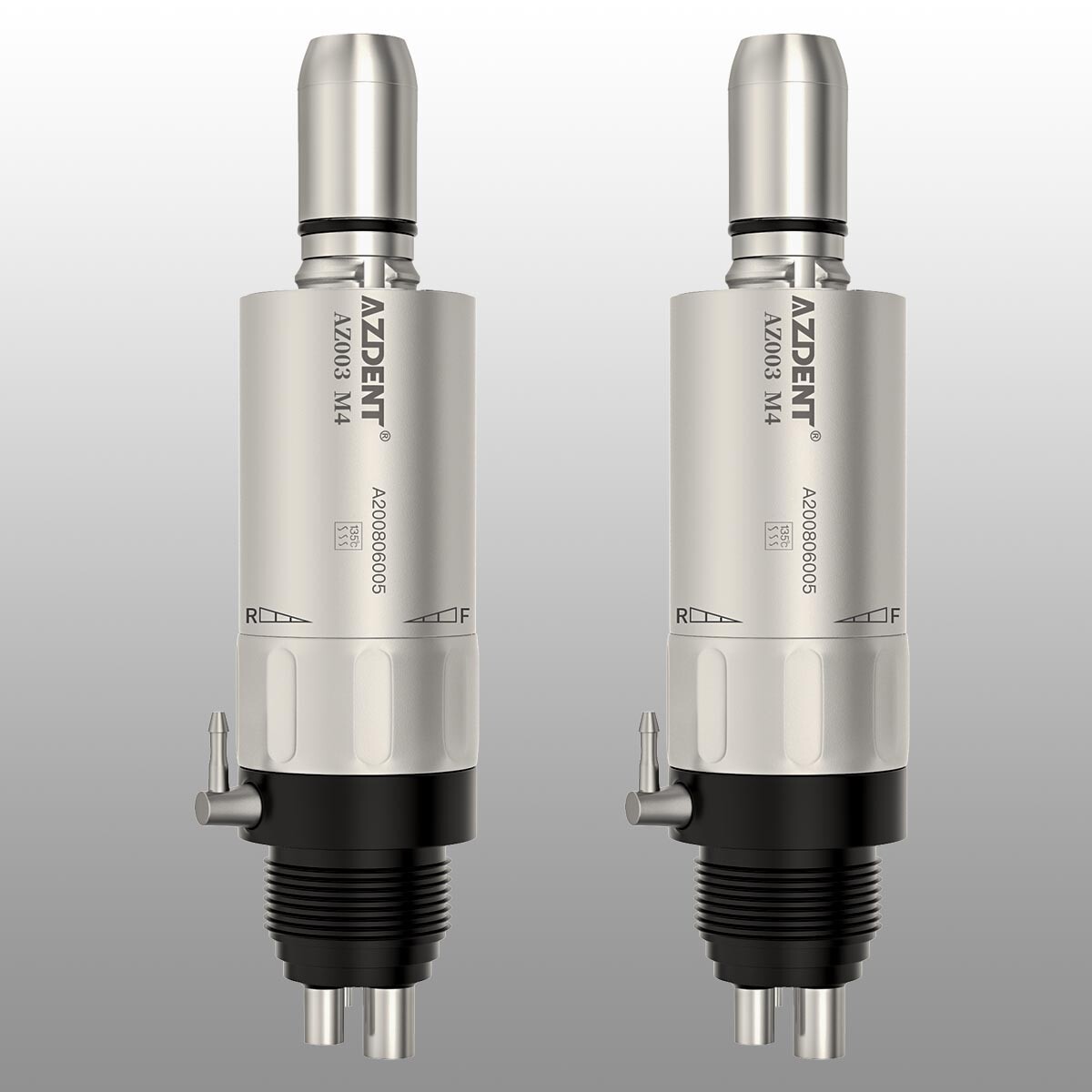 AZDENT Dental Slow Low Speed Handpiece Air Motor 4/2Hole Micromotor E-type