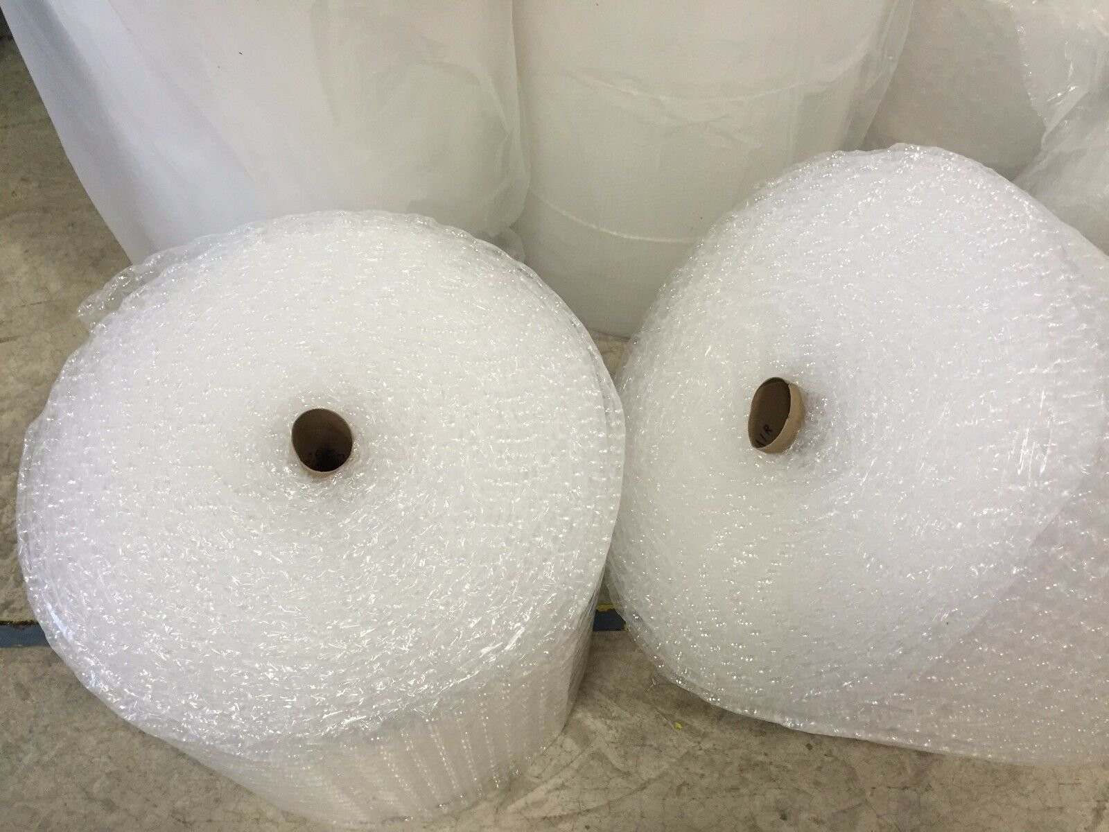 ZV 1/2″ x 24″ x 250′ 250FT Large Clear Bubble Padding Cushioning Wrap Roll