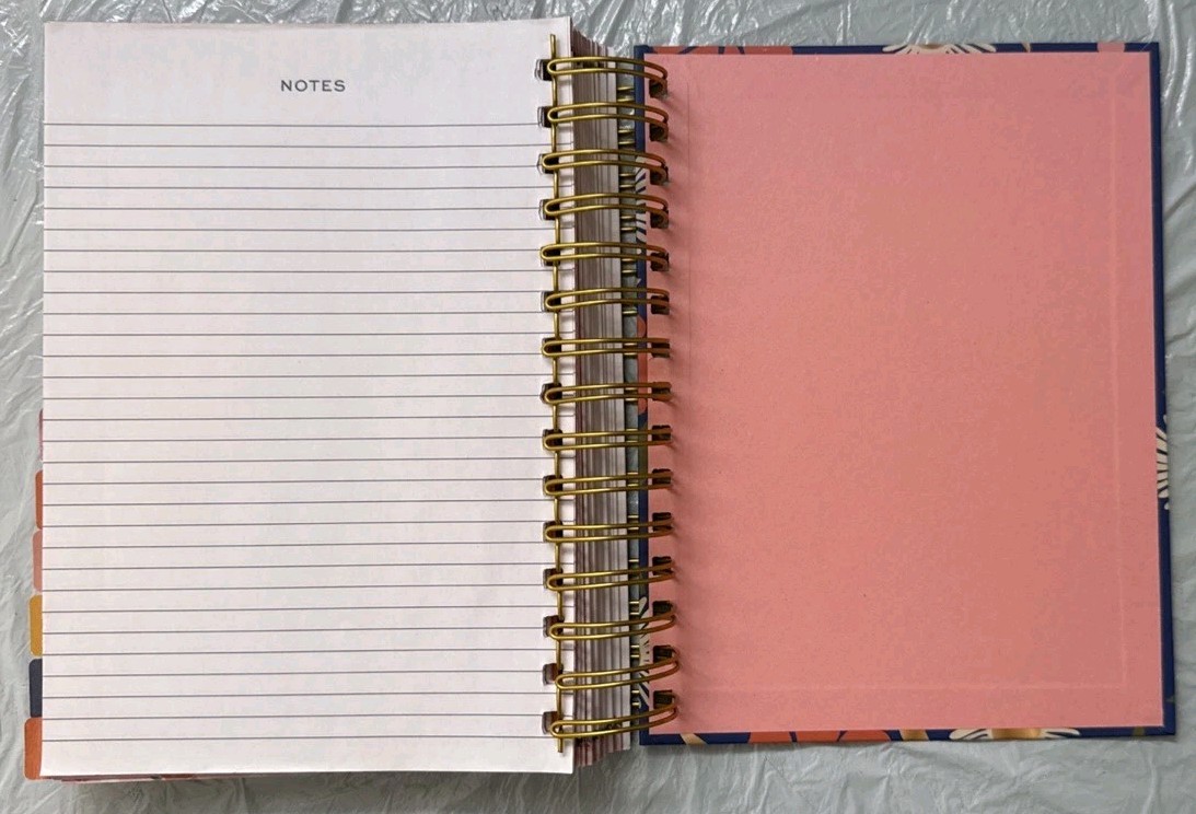 2025 Daily Planner Live In Full Bloom Clean New Pages FREE SHIPPING