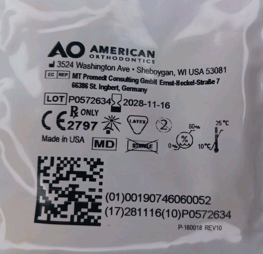 12 Stellar’s Sea Lion 100 Orthodontic Elastics Size 1/4″ Heavy 6.4 mm EXP 2028