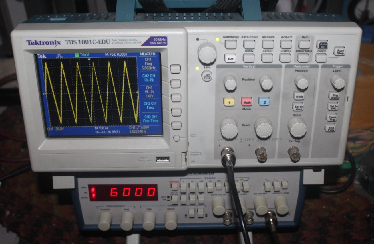 B&K Precision 4017A sweep function generator w/counter