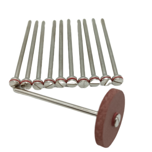 Dental Lab Silicone Rubber Polishing Wheels Burs Polishers 2.35mm/Rotary Mandrel