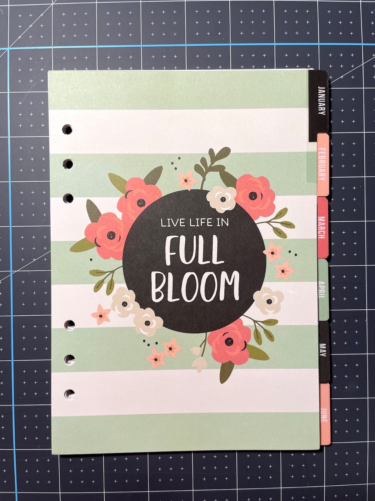 Carpe Diem Undated A5 Monthly Planner Inserts – Bloom