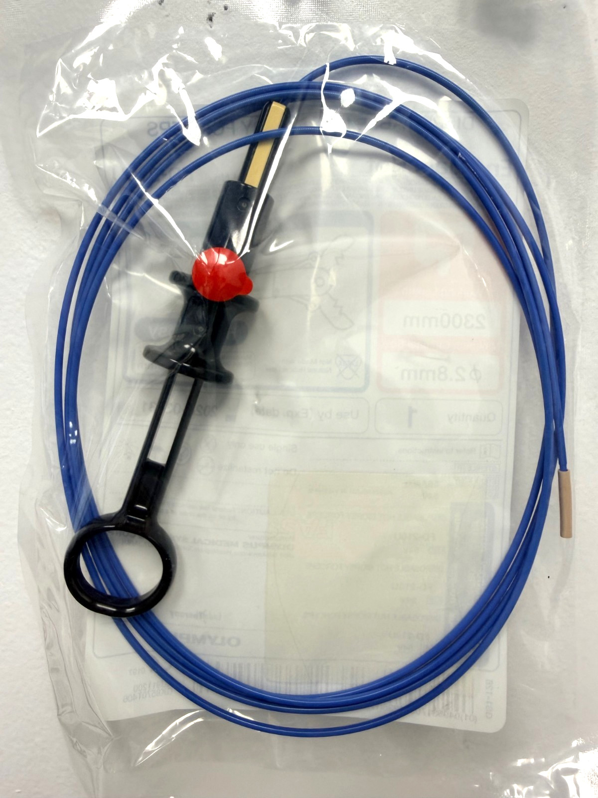 Olympus FD-210U Disposable HOT Biopsy Forceps 2.8mm x 2300mm Alligator Jaw, 2028