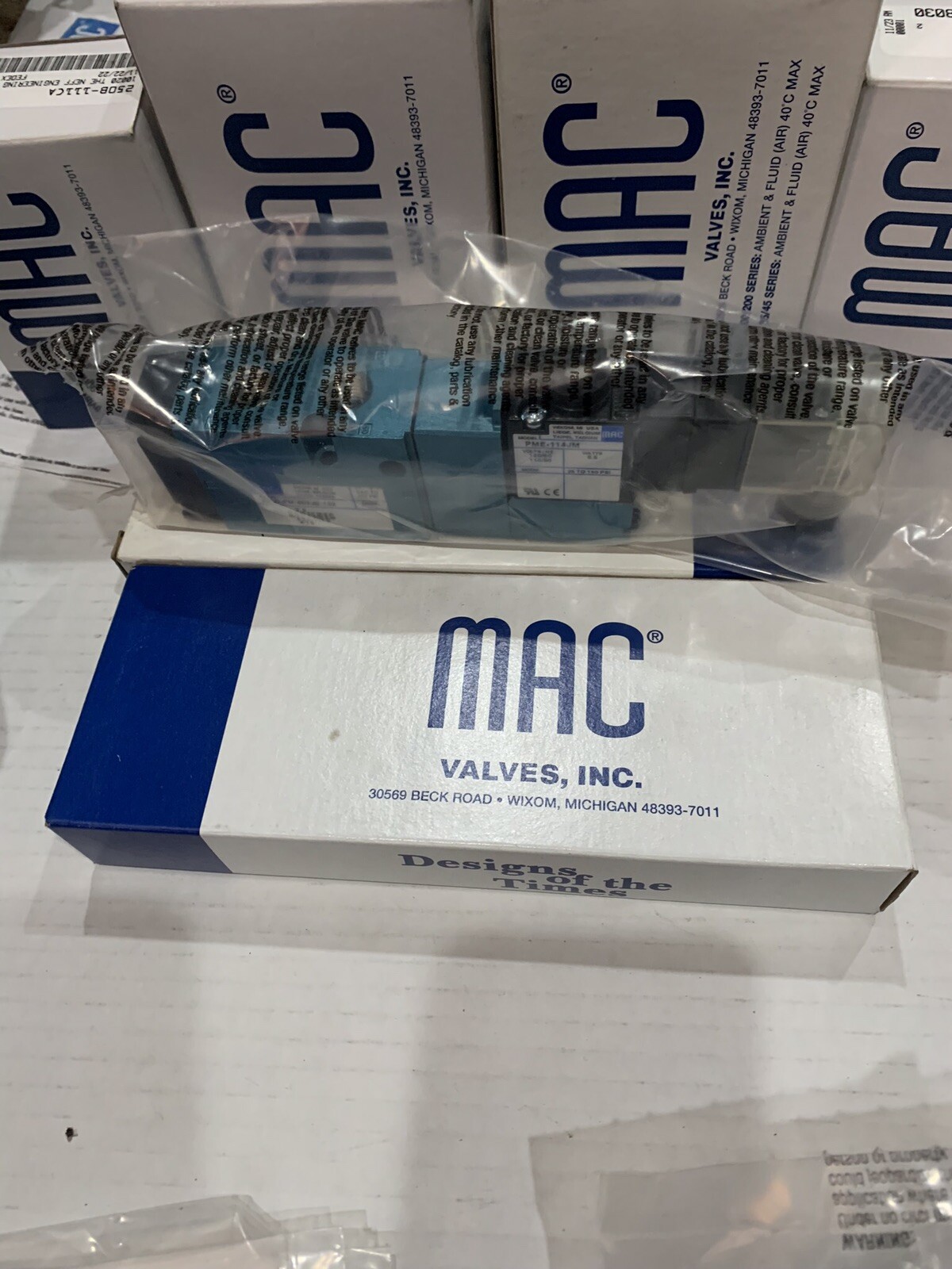MAC Valves Inc. 811C-PM-501BA-152 Solenoid Valve w/ PME-501BAAA 24VDC NEW!!