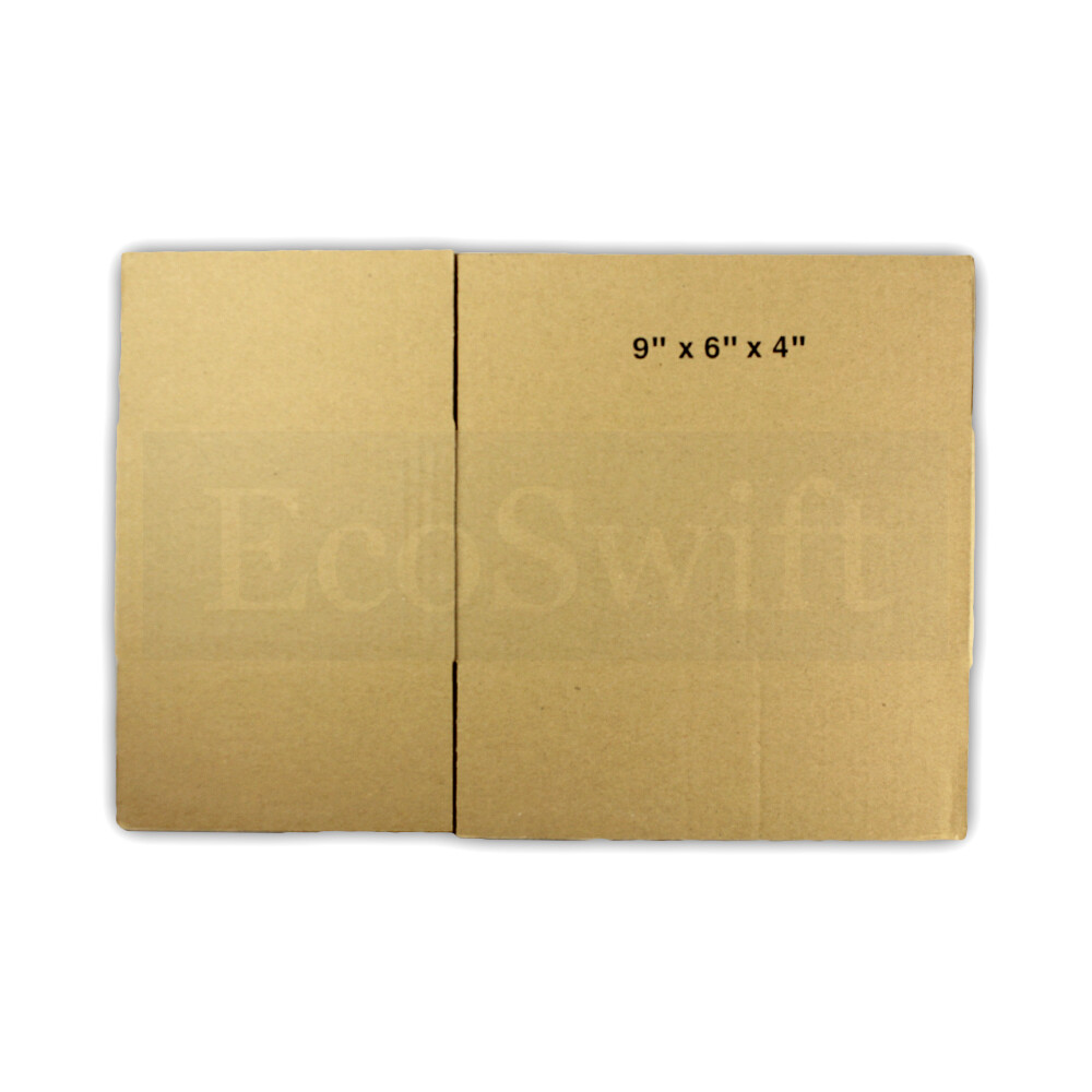 1-100 9x6x4 “EcoSwift” Cardboard Packing Mailing Shipping Corrugated Box Cartons