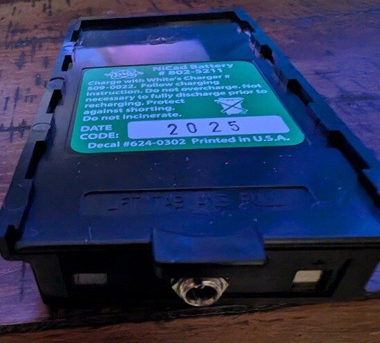 802-5211 Rechargeable battery for White’s Detectors