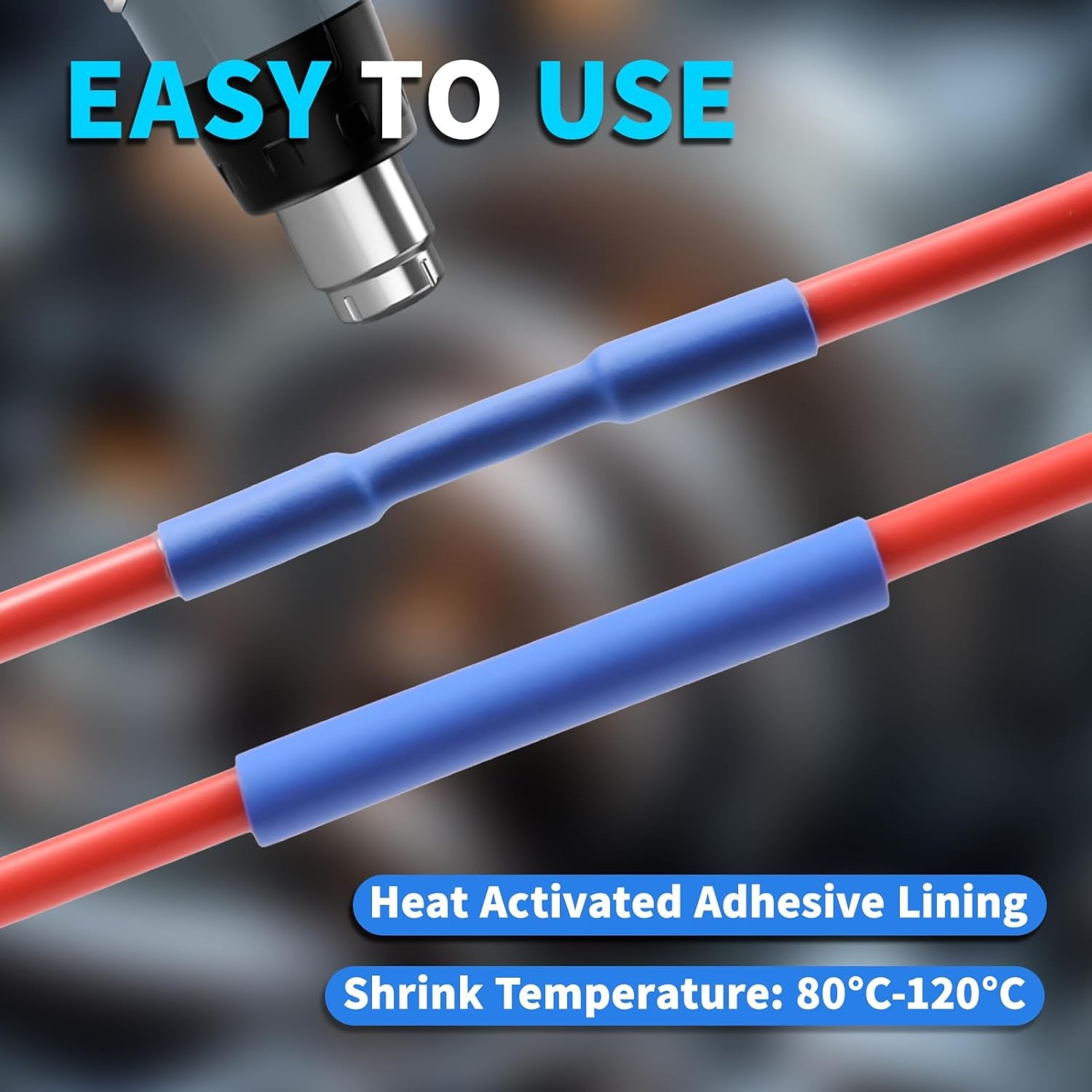 1/2 Inch 3 1 Heat Shrink Tubing, Dual Wall Adhesive 12.7mm(1/2″)-16.4ft Orange