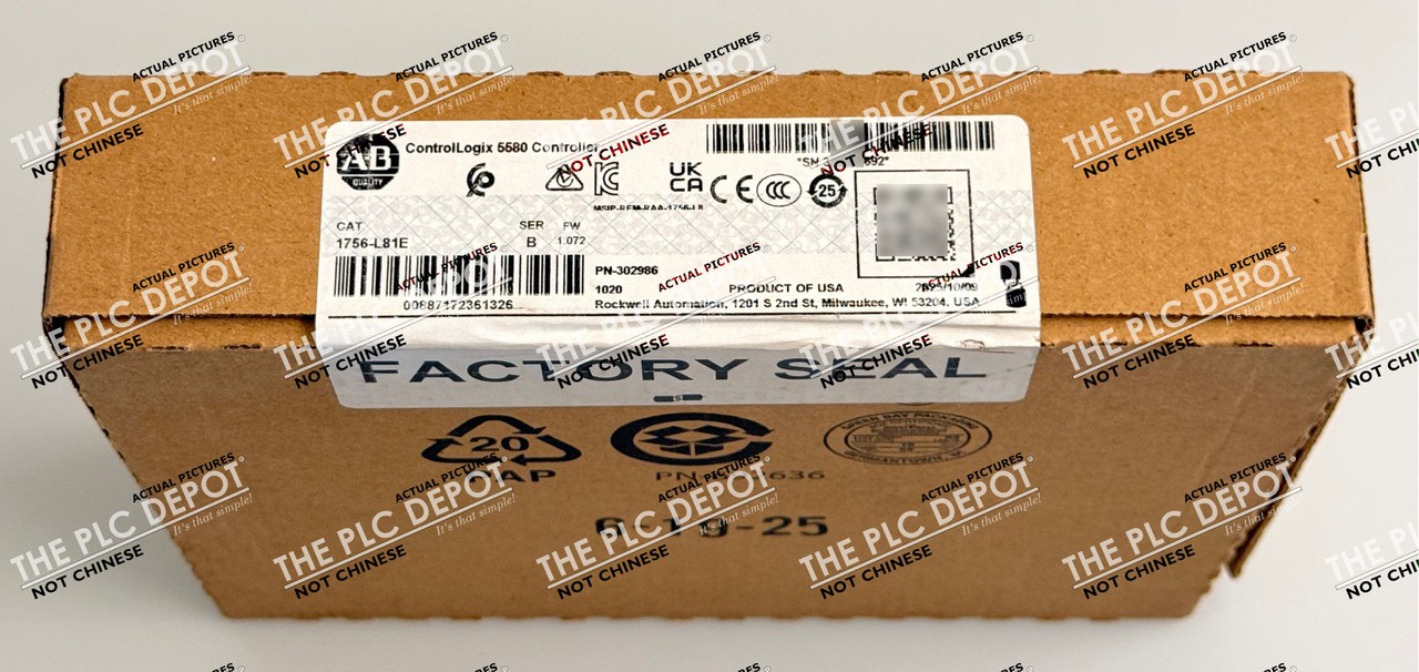 2026/2025 SEALED Allen Bradley 1756-L81E /B Logix5580 [Real US Seller Not China]