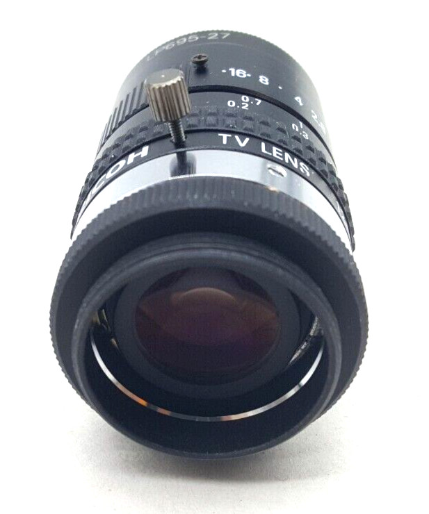 Ricoh FL-HC1212B-VG 1/2″ 12mm F1.2 Manual Iris C-Mount Lens w/ Locking Screws