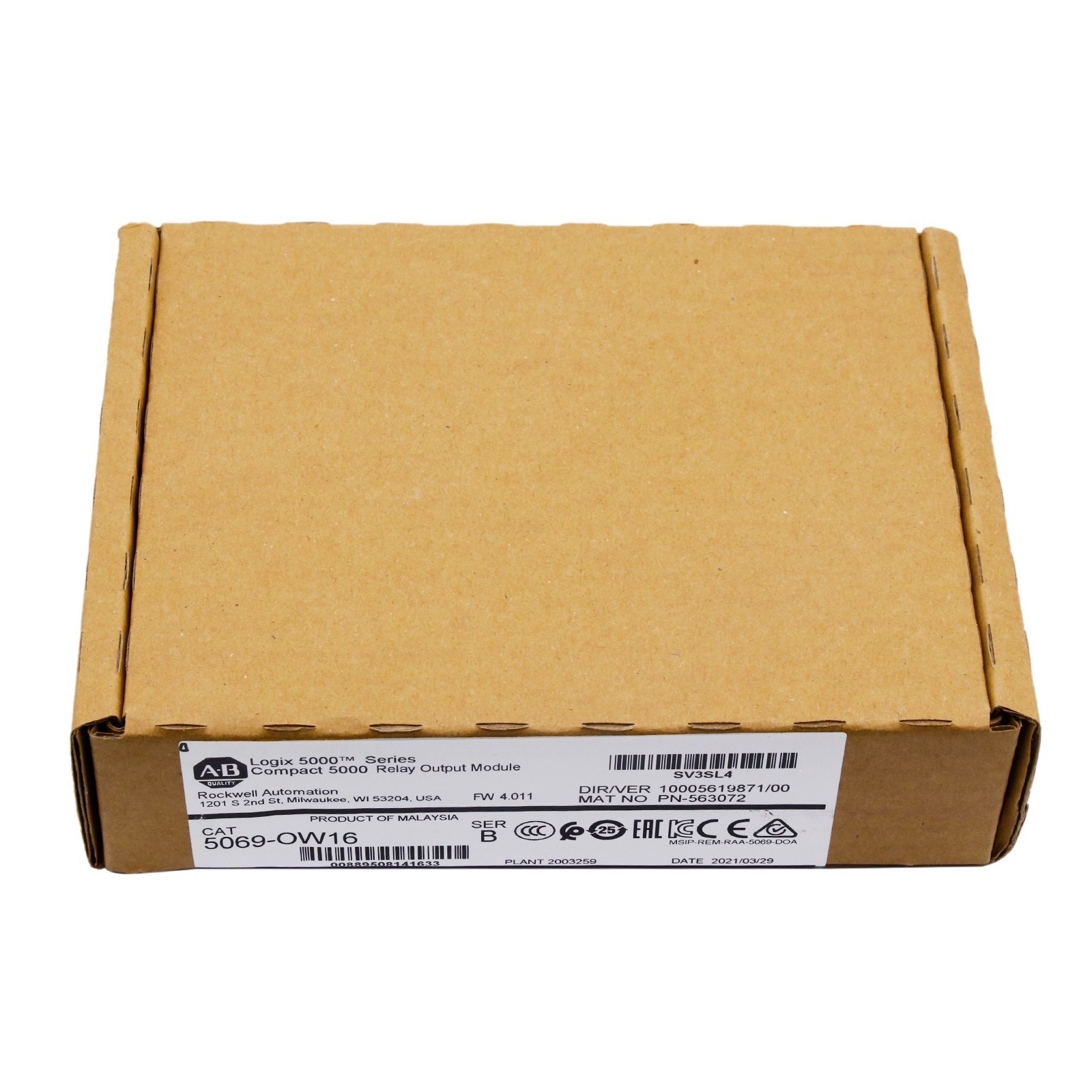 2025 New Allen-Bradley 5069-OW16 /B CompactLogix Sealed Surplus Relay 5069OW16
