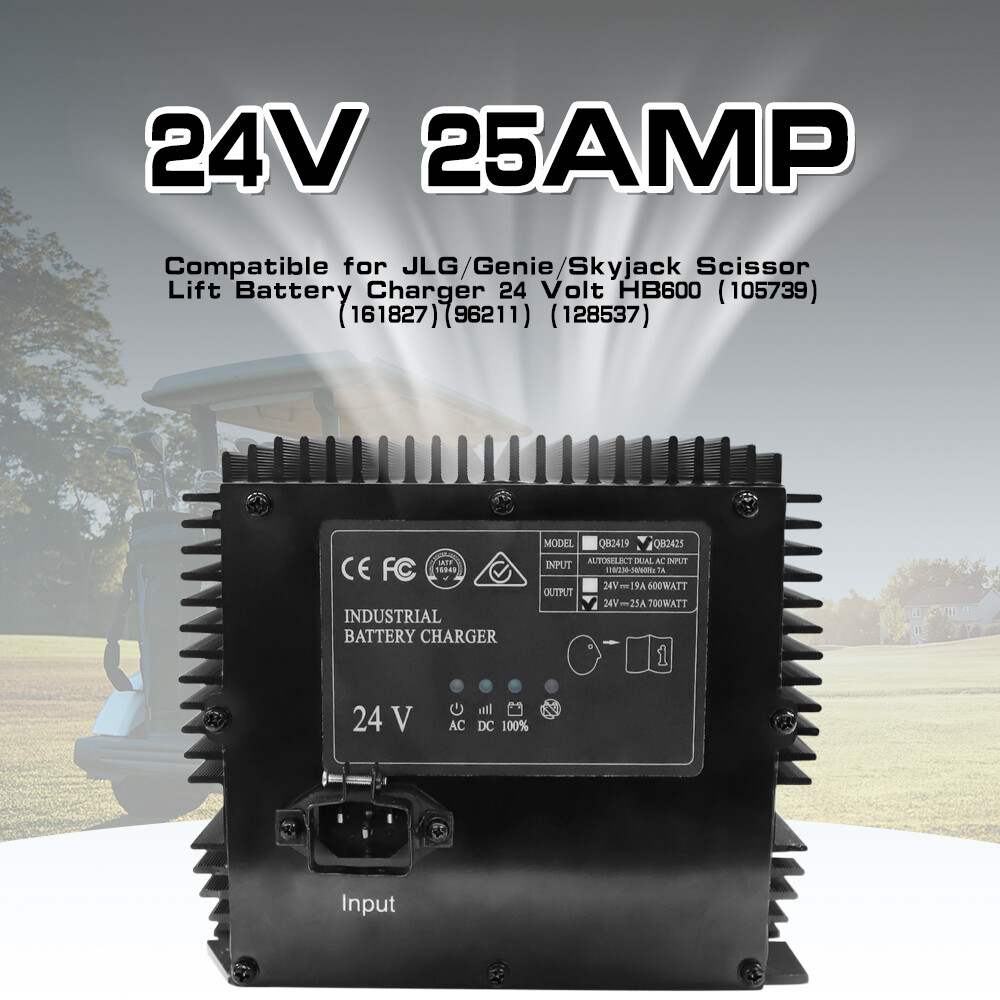 24V 25A Battery Charger HB600-24B 96211 128537 161827 for JLG Genie Skyjack Lift