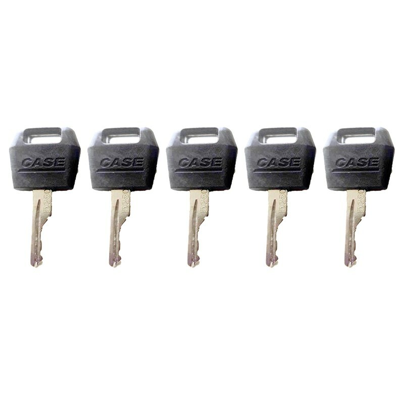 set of 5 Ignition key for Case Tractor BACKHOE LOADER Dozer Skid Steer Combine