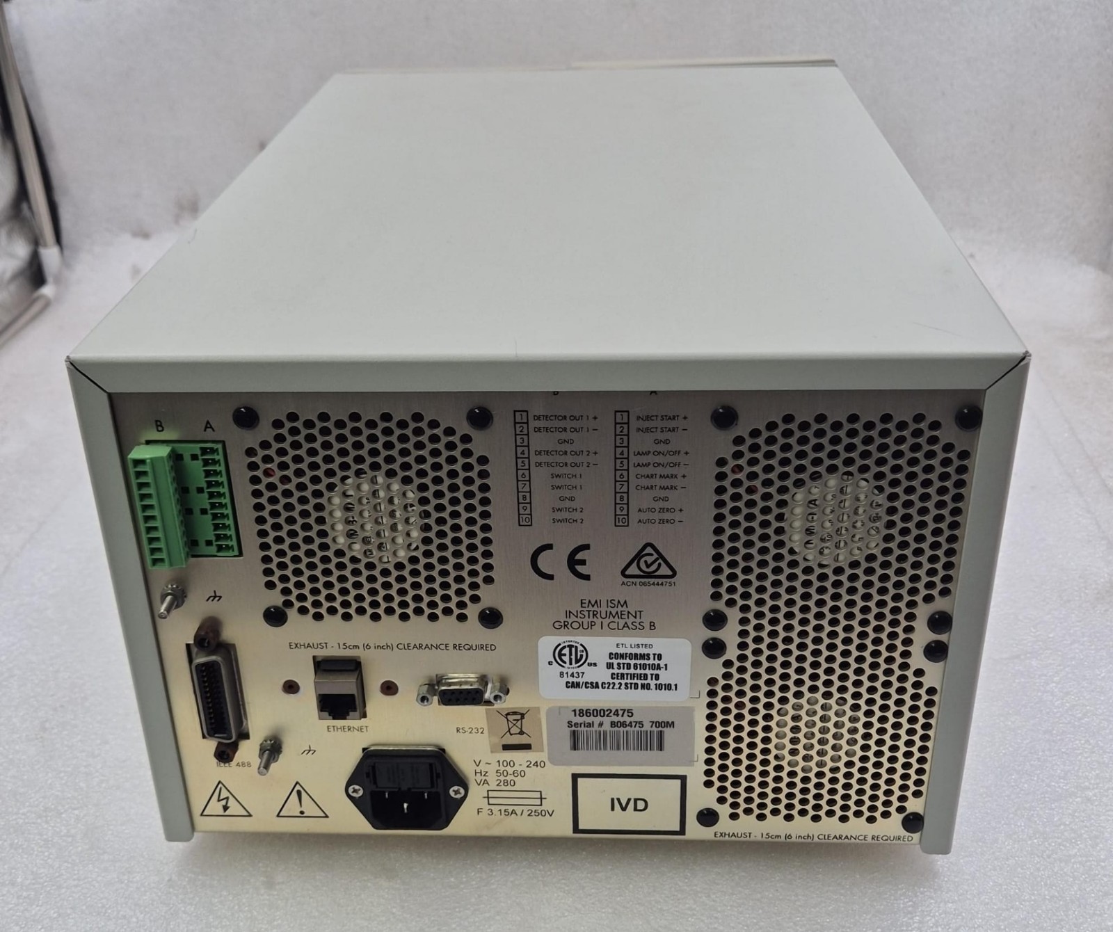 Waters 2475 Multi Fluorescence FLR Detector 186002475 HPLC
