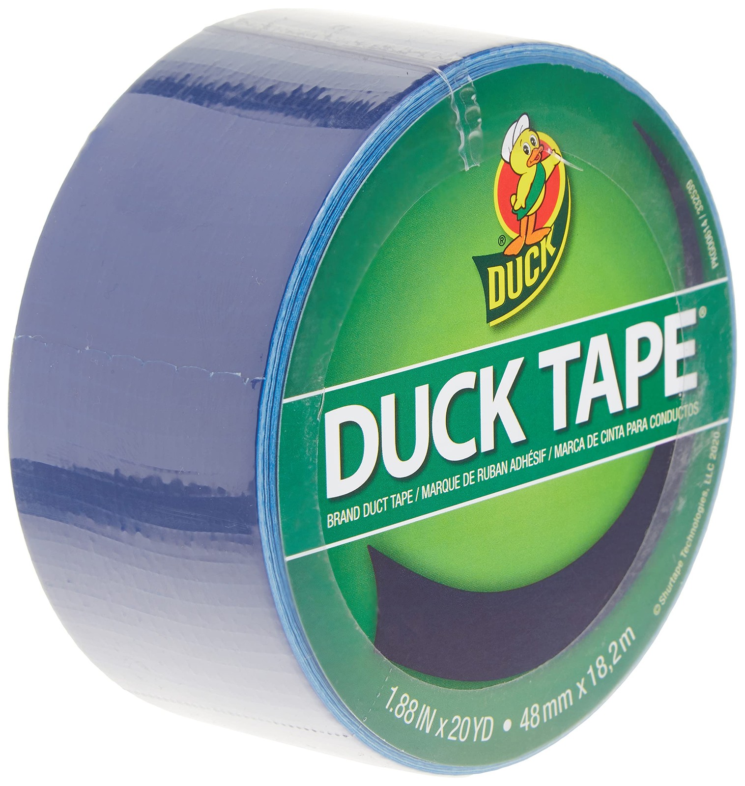 Duck Brand 1304959 Color Duct Tape, Single Roll, Blue