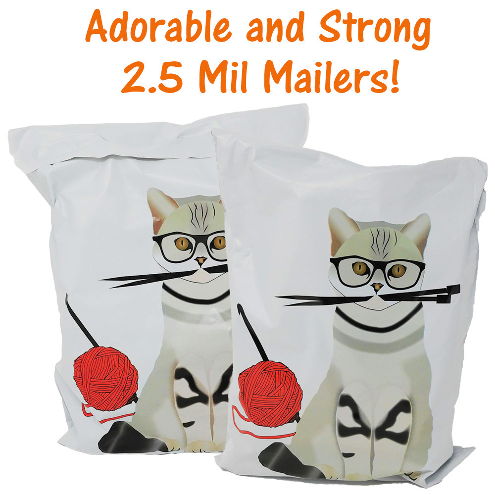 10×13 Poly Mailers Designer FUN Self Adhesive Shipping Bags 50,100, 200 Assorted