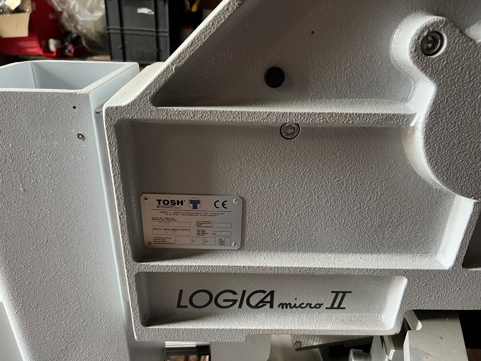 Tosh Logica Micro II Pad Printing Machine