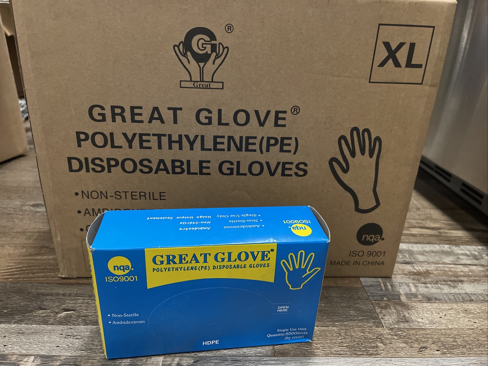 Great Gloves Polyethylene Gloves (PE) XL Disposable Food Grade 10,000 PCS