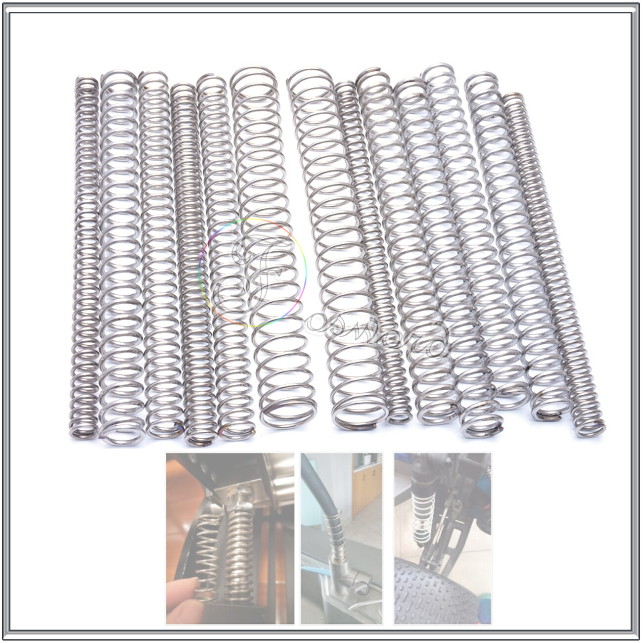 Compression Spring 304 Stainless Steel Wire φ0.5mm Pressure Mini Spring Various