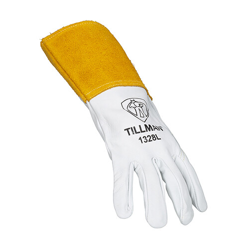 2 PAIR Tillman 1328 Grain Pearl Goatskin Leather TIG Welding Gloves 4″ Cuff S-XL