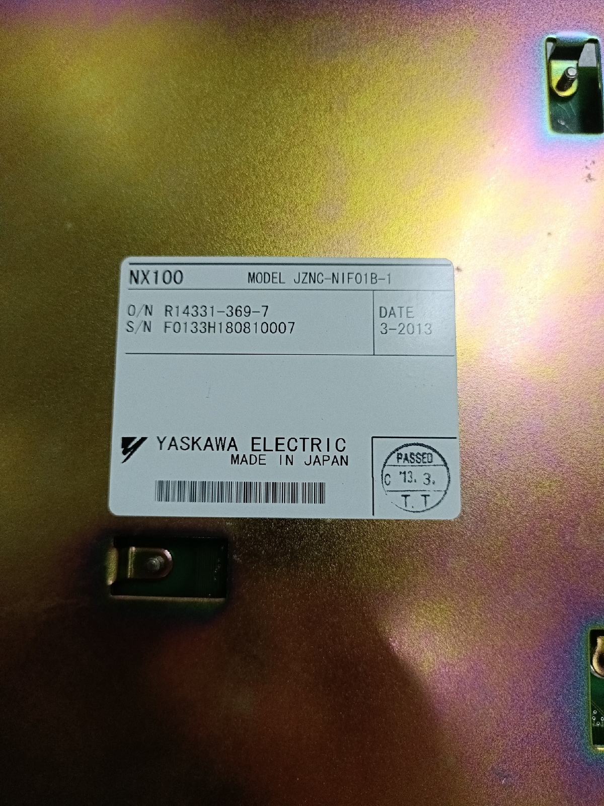 One YASKAWA JZNC-NIF01B，JANCD-NIΦ01B-1 Welcome counteroffer
