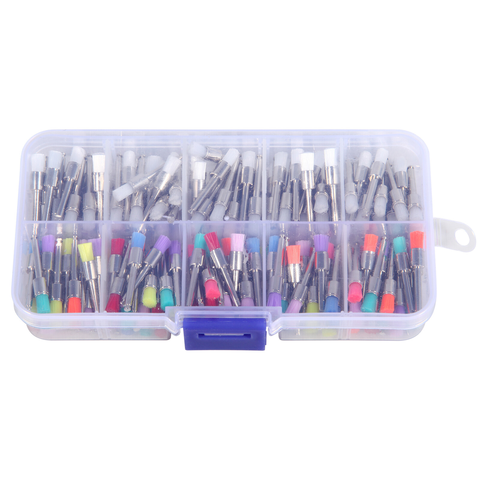 200 pcs Dental Teeth Prophy Brushes Polishing Tapered Latch Type Mixed 2.35mm