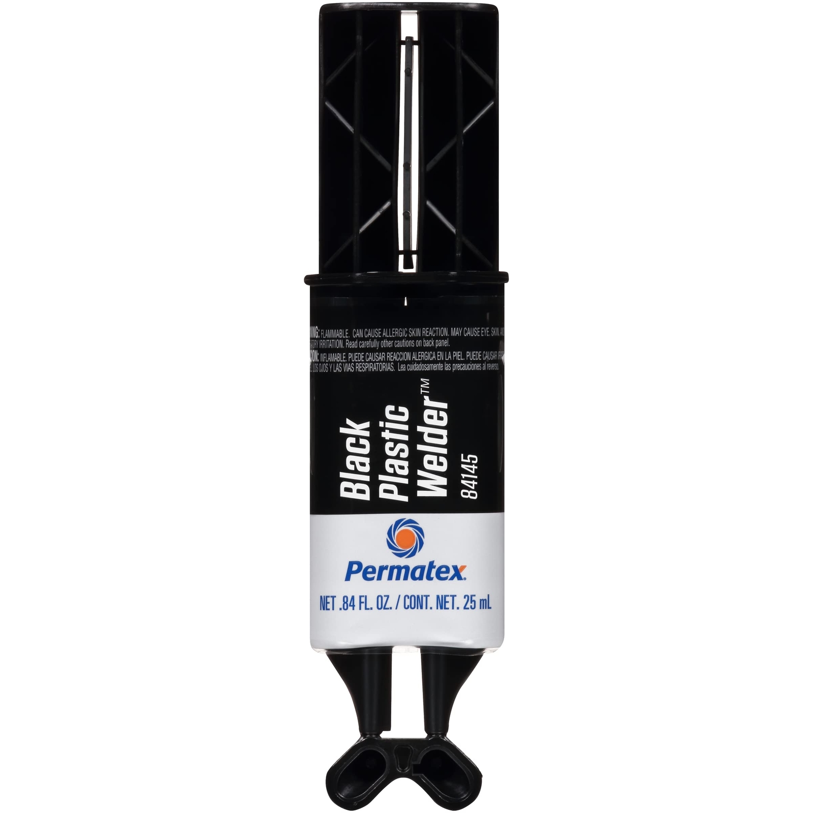 Permatex 84145 Permapoxy Fast Curing Black Plastic Weld 0.84 fl. oz. (Pack of 2)