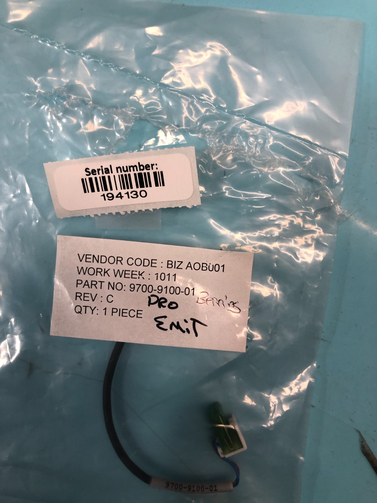 Asyst 9700-9100-01 Cable, 194130