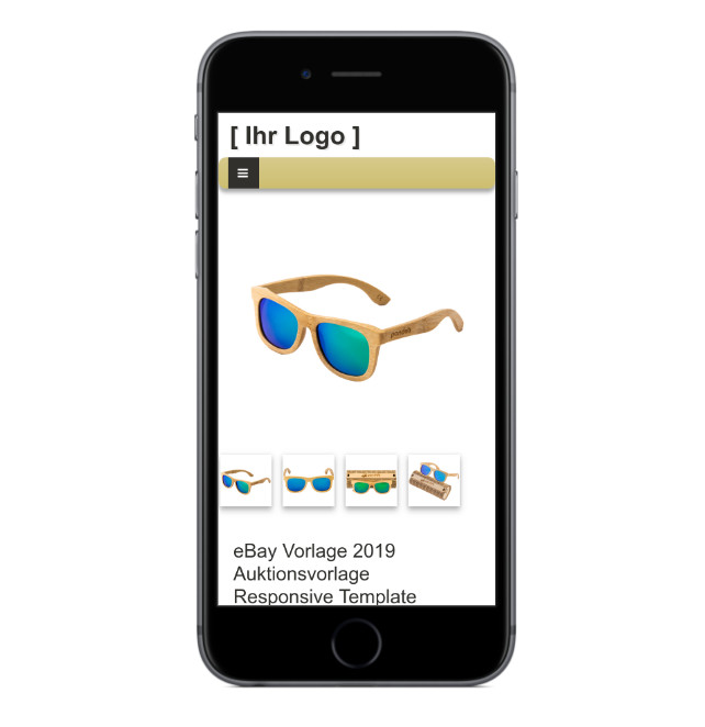 EBAY TEMPLATE auction template responsive template design R gold + editor