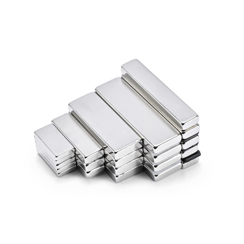 Square Super Strong Magnets Length 5-100mm N35 Rare Earth NdFeB Magnet Multiple