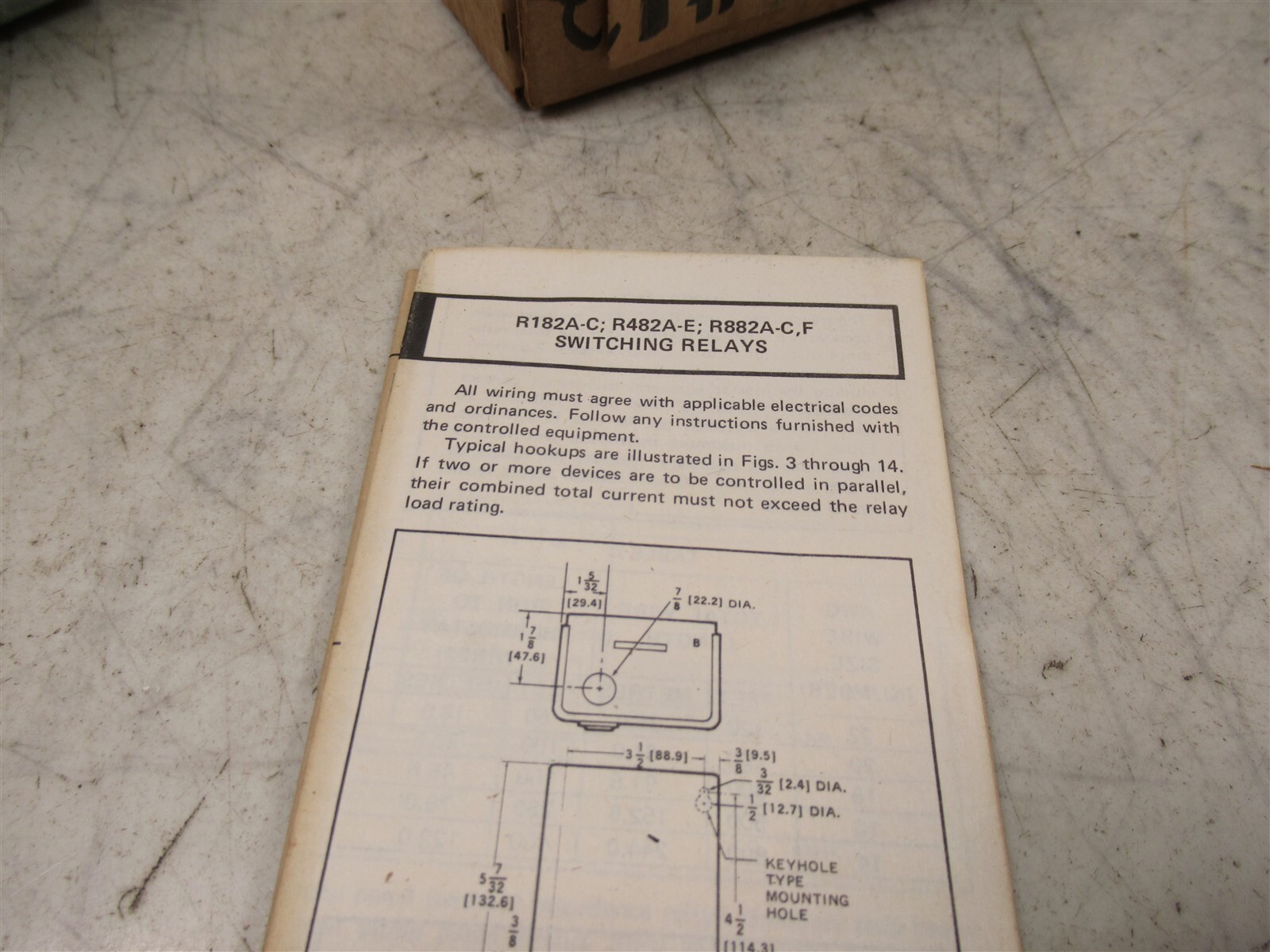 Honeywell R882C1007 Switching Relay NOS Unit with Box