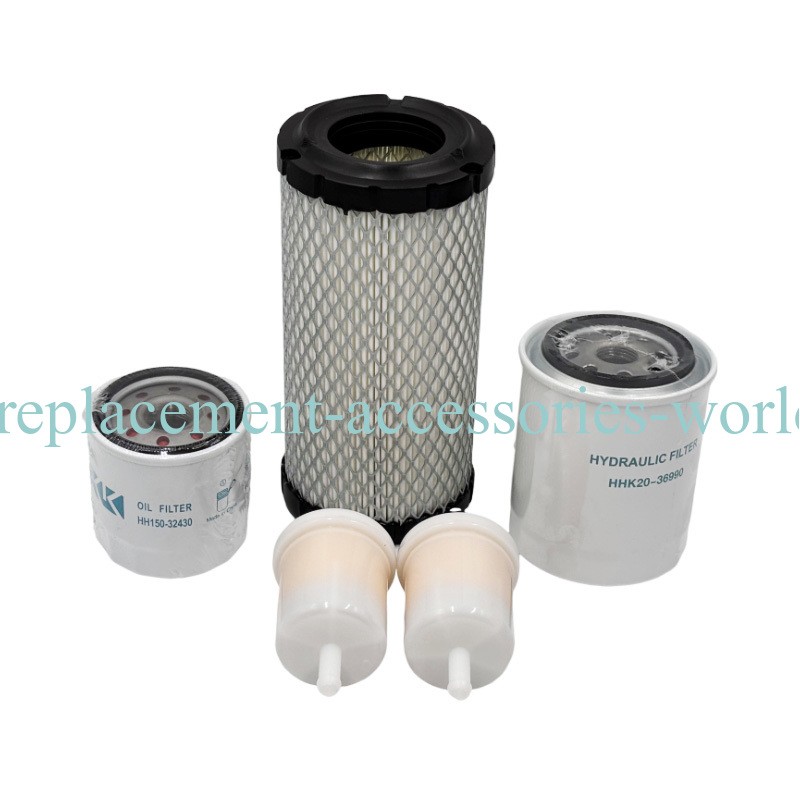 Oil Fuel Air Hyd Filter Maintenance Kit for Kubota BX24 BX25D DLB BX1500 BX1800