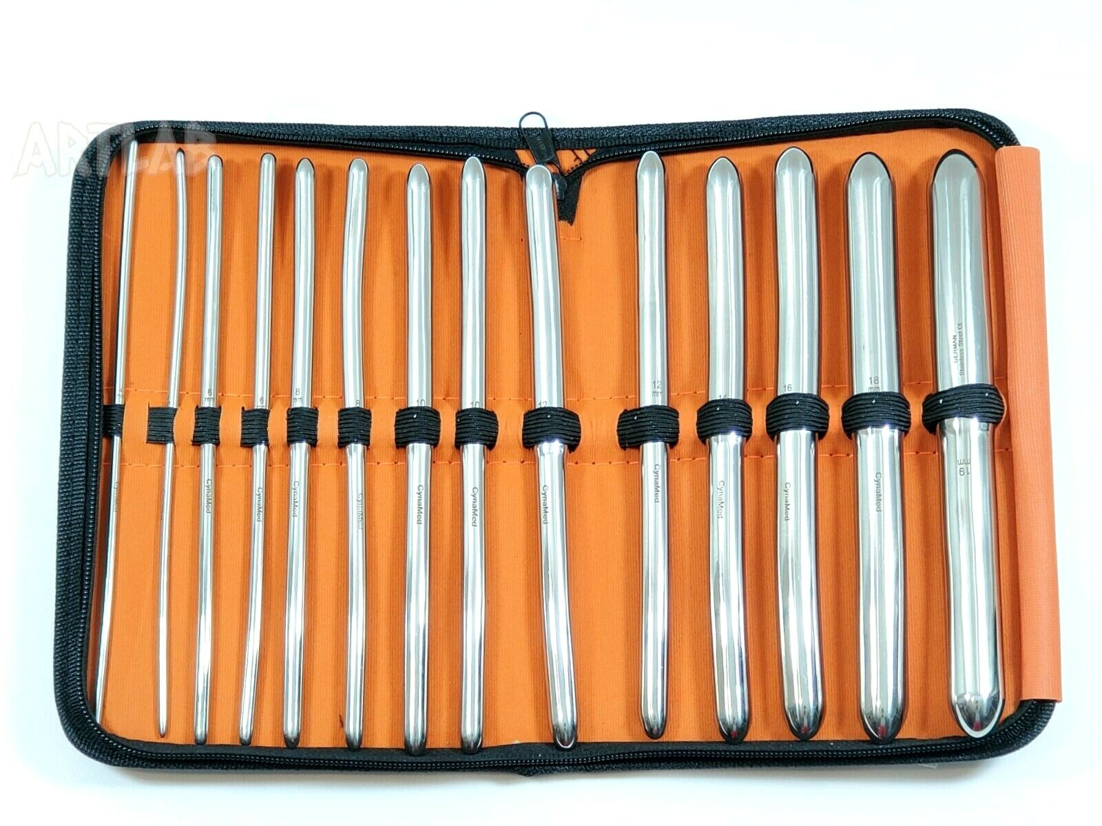 Premium set of 14 Hegar Dilator Set Uterine Urethral Diagnostic Surgical Sounds