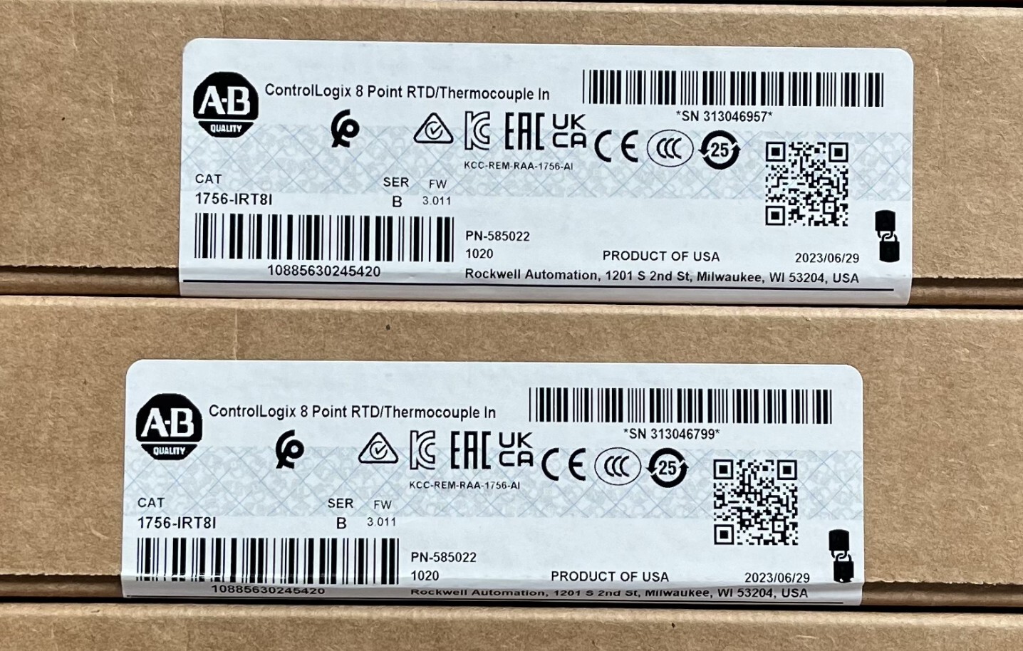 New AB 1756-IRT8I Ser B Brand New Quality Guaranteed Free Ship
