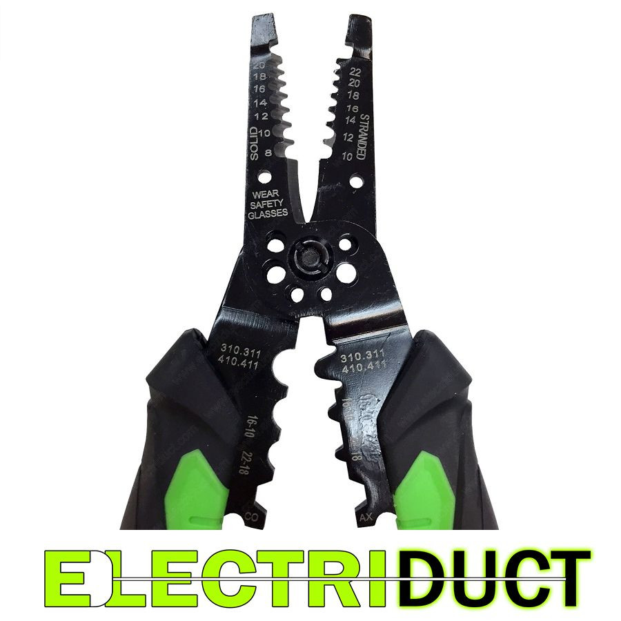 Multi-Function Stripper, Cutter, Pliers and Crimper Tool – Electriduct